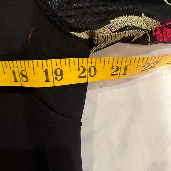 Nina Leonard Black Sheath dress.  Size XL - Picture 10 of 12